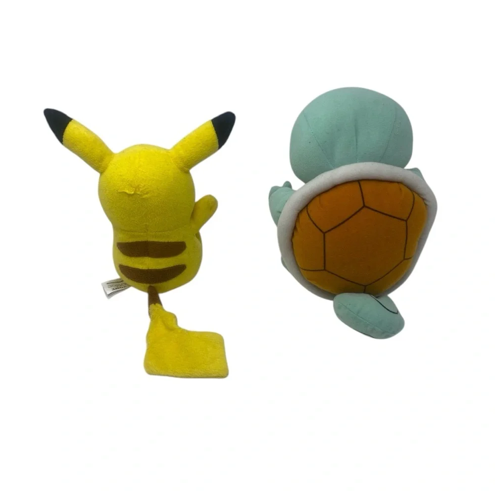 Pokemon Pikachu & Squirtle‎ Plushies